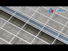 Taille d'entrepôt standard Flare cascade soudé acier galvanisé métal de stockage de treillis métallique