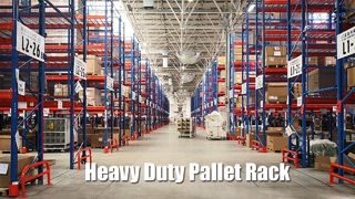 Support d'entrepôt de système de rayonnage à palettes robuste