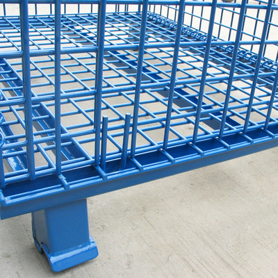 A51: Récipient en filet de fil en plastique à pulvérisation, cage de stockage pliable, contenant en fil