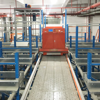 Navette radio bidirectionnelle et système de stockage et de récupération automatique ASRS avec chariot et support, système de rayonnage Pallet Runner