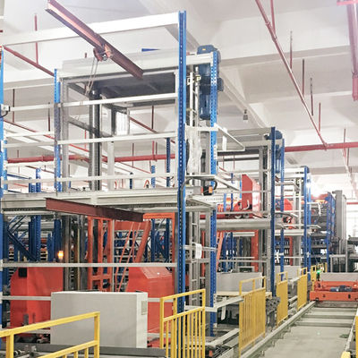 Navette radio bidirectionnelle et système de stockage et de récupération automatique ASRS avec chariot et support, système de rayonnage Pallet Runner