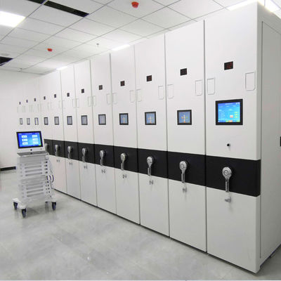 Étagères électroniques mobiles intelligentes Étagères de stockage d'archives intelligentes Étagères en acier Bibliothèques intelligentes compactes Étagères Systèmes de stockage