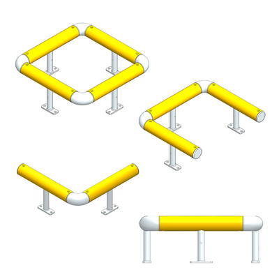B09 Protection des bâtiments et des colonnes barrière flexible anti-collision barrière de circulation polygonale