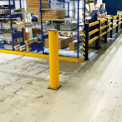 B06: Barreaux de protection contre les collisions Postes de sécurité entrepôts de stockage Sécurité du bollard Barreaux de sécurité routière