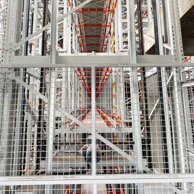 Système de stockage en entrepôt tridimensionnel pour véhicules de transport et navettes Système automatisé de stockage et de récupération ASRS