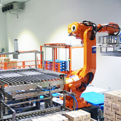 Entrepôt frigorifique - Transstockeur pour palettes - Centre logistique ASRS - Système automatisé de stockage et de récupération