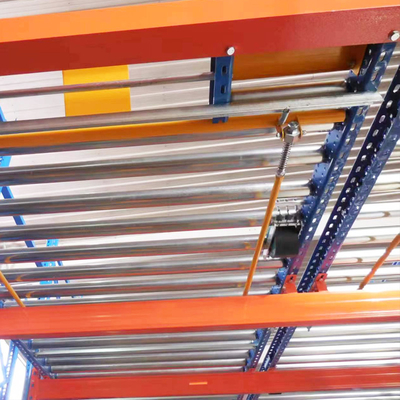 Étagères de débit de palettes par gravité Étagères de gravité Étagères de stockage Étagères de stockage Étagères de gravité
