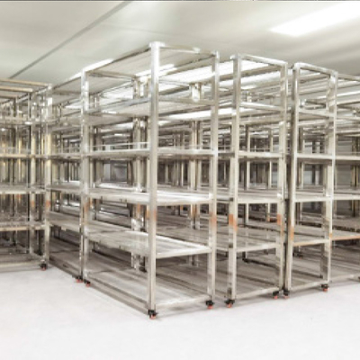 Rayonnage d'entrepôt de support de stockage d'entrepôt d'étirage d'acier inoxydable