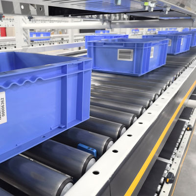 Système de tri de convoyeur de boîte de Carton système de convoyeur à rouleaux de gravité Flexible tri logistique support de stockage d'entrepôt