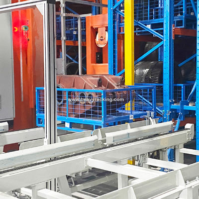 Cage de stockage de palettes en acier pour les heures