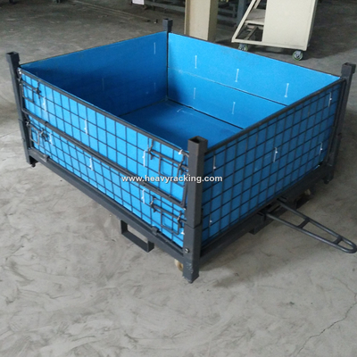 Cage de stockage de palettes d'acier