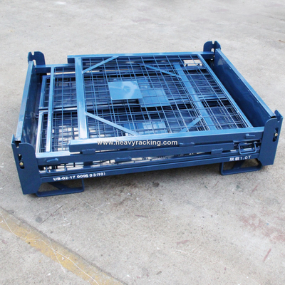 Cage de stockage de palettes d'acier
