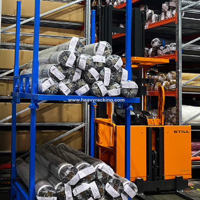 Étagère pour les rouleaux de tissu étagère portable pour le stockage des tissus