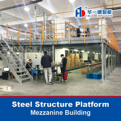 Plateforme de structure en acier Mezzanine bâtiment entrepôt entrepôt rangement Plateforme en acier