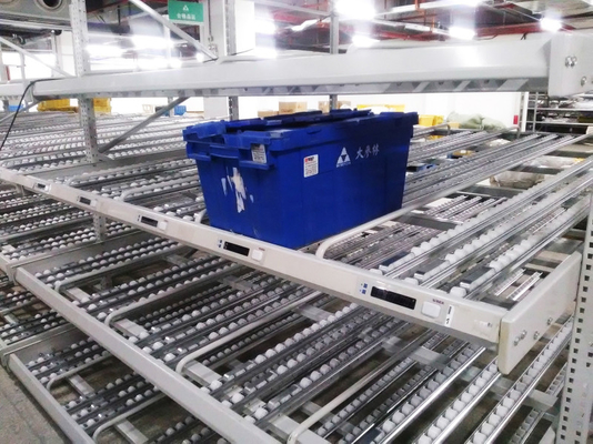 A24: Carton rack à rouleaux de gravité rack à rouleaux racks à rouleaux avec rouleaux en alliage d'aluminium