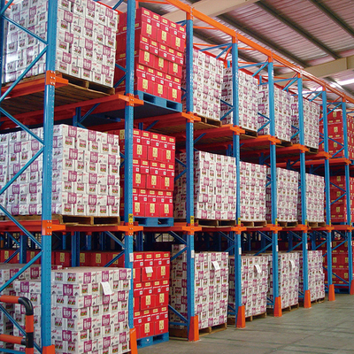 A22: conduire dans le rack conduire à travers le rack de stockage
