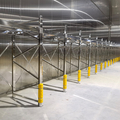 A07: Étagère de stockage pour palettes lourdes en acier inoxydable