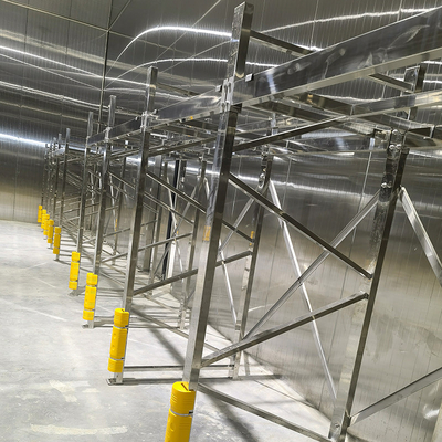 A07: Étagère de stockage pour palettes lourdes en acier inoxydable