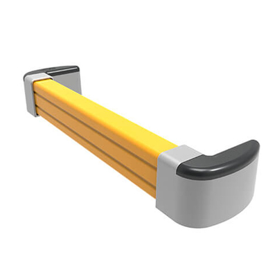 A46: Barrière de sécurité de l'extrémité du rack Barrière de sécurité de l'entrepôt Barrières anti-collision flexibles