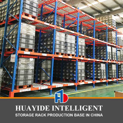 A57: Étagère de stockage par gravité entrepôt étagère de palettes par gravité étagère de débit de palettes