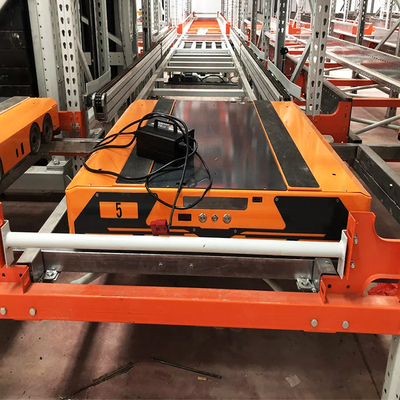 B13 ASRS Système de navette à quatre voies Automatisation plus élevée entrepôt de stockage Plateaux de navette en acier