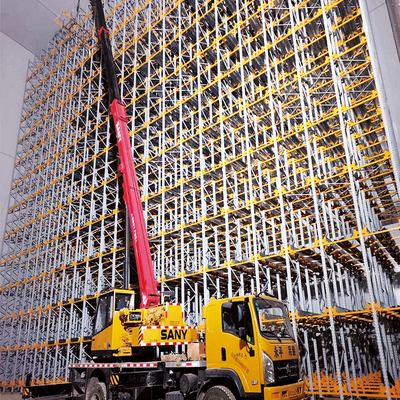 B13 ASRS Système de navette à quatre voies Automatisation plus élevée entrepôt de stockage Plateaux de navette en acier
