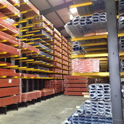 B23 Entrepôt industriel lourd, rayonnages à porte-à-faux simples ou à double face pour le stockage de tuyaux