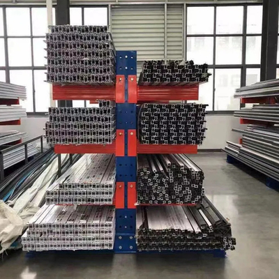 B23 Entrepôt industriel lourd, rayonnages à porte-à-faux simples ou à double face pour le stockage de tuyaux