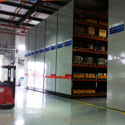 Système de stockage intelligent d'entrepôt B36, rayonnage mobile électrique pour palettes, système de rayonnage mobile électrique pour stockage en chambre froide
