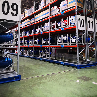 Système de stockage intelligent d'entrepôt B36, rayonnage mobile électrique pour palettes, système de rayonnage mobile électrique pour stockage en chambre froide