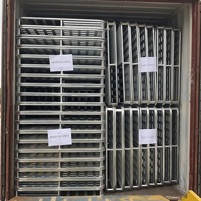 B38 Palette d'acier galvanisé empilable pour travaux lourds Palettes d'acier en vrac