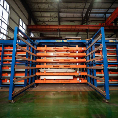 Étagère de structure métallique de déploiement manuelle de charge lourde Étagère de stockage de tôle horizontale d'usage industriel