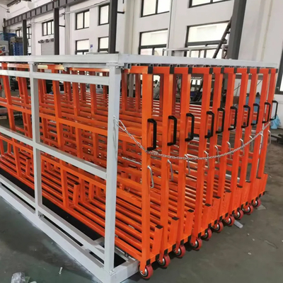 Rayonnage mobile électrique à poutres RHS en acier Q235 pour palettes sélectives
