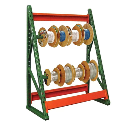 Rayonnage en porte-à-faux pour stockage de fûts et tambours, bobines de câbles, bobines d'acier