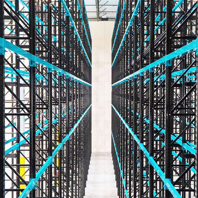 Système de rayonnage à palettes industriel sélectif robuste pour usine