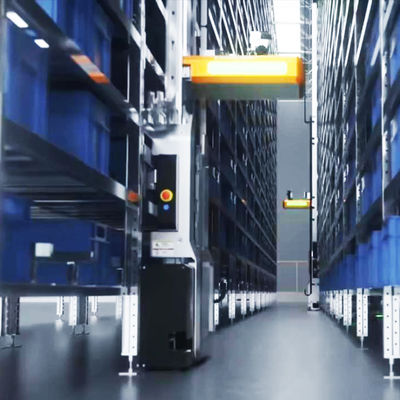 Robot de bac de travail STU  Robot de prélèvement d'entrepôt  Robot mobile autonome AMR pour le transport et la manutention de boîtes de matériel de bac de travail