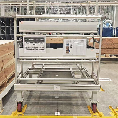 Rack de matériaux pour tuyaux minces en alliage d'aluminium de troisième génération pour pièces automobiles