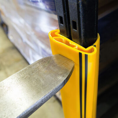 Protecteur de Palette Robuste pour Entrepôt, Protection de Colonne de Palette, Garde Flexible en Plastique, Protecteur de Montant