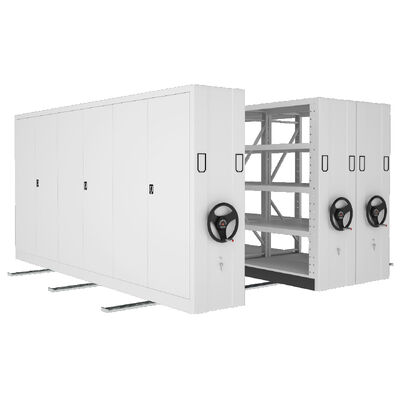 Étagères mobiles électriques à manivelle Compactes et mobiles Étagères haute densité