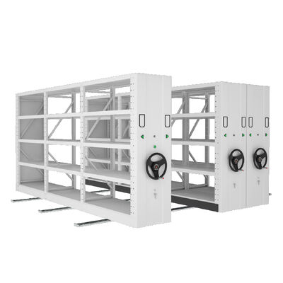 Étagères mobiles électriques à manivelle Compactes et mobiles Étagères haute densité