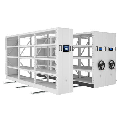 Étagères mobiles électriques à manivelle Compactes et mobiles Étagères haute densité