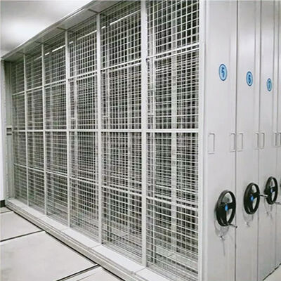 Étagères mobiles manuelles à manivelle étagères compactes mobiles archives système de rack compacteur