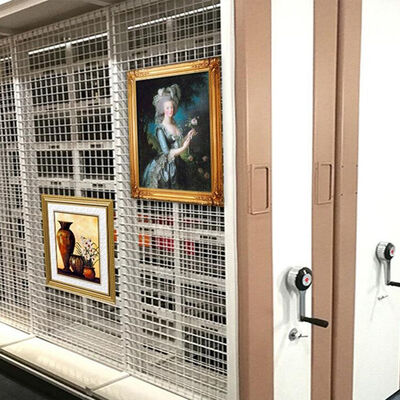 Étagères mobiles manuelles à manivelle étagères compactes mobiles archives système de rack compacteur