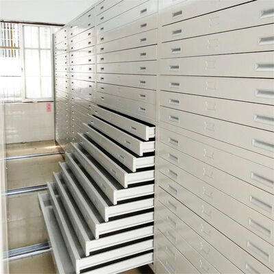 Étagères mobiles manuelles à manivelle étagères compactes mobiles archives système de rack compacteur