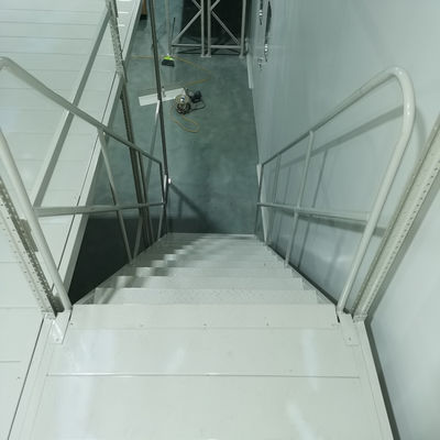 Plancher de mezzanine de charge lourde de couleur de RAL étirant 1000 par système de défilement ligne par ligne de mezzanine de Sqm