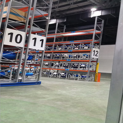 Rayonnage mobile électrique à poutres RHS en acier Q235 pour palettes sélectives