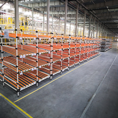 Rayonnage dynamique en carton d'acier laminé réglable en métal personnalisé