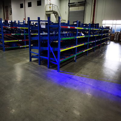 Rayonnage dynamique en carton d'acier laminé réglable en métal personnalisé