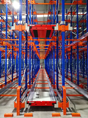 Défilement ligne par ligne par radio automatique de navette pour le stockage intensif