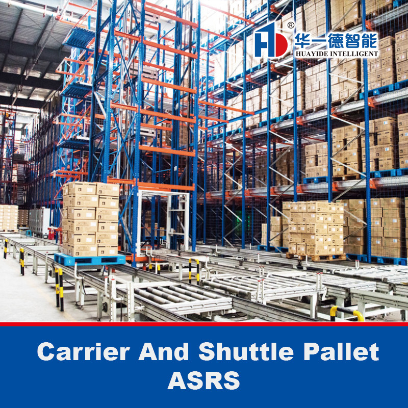 Système de stockage en entrepôt tridimensionnel pour véhicules de transport et navettes Système automatisé de stockage et de récupération ASRS